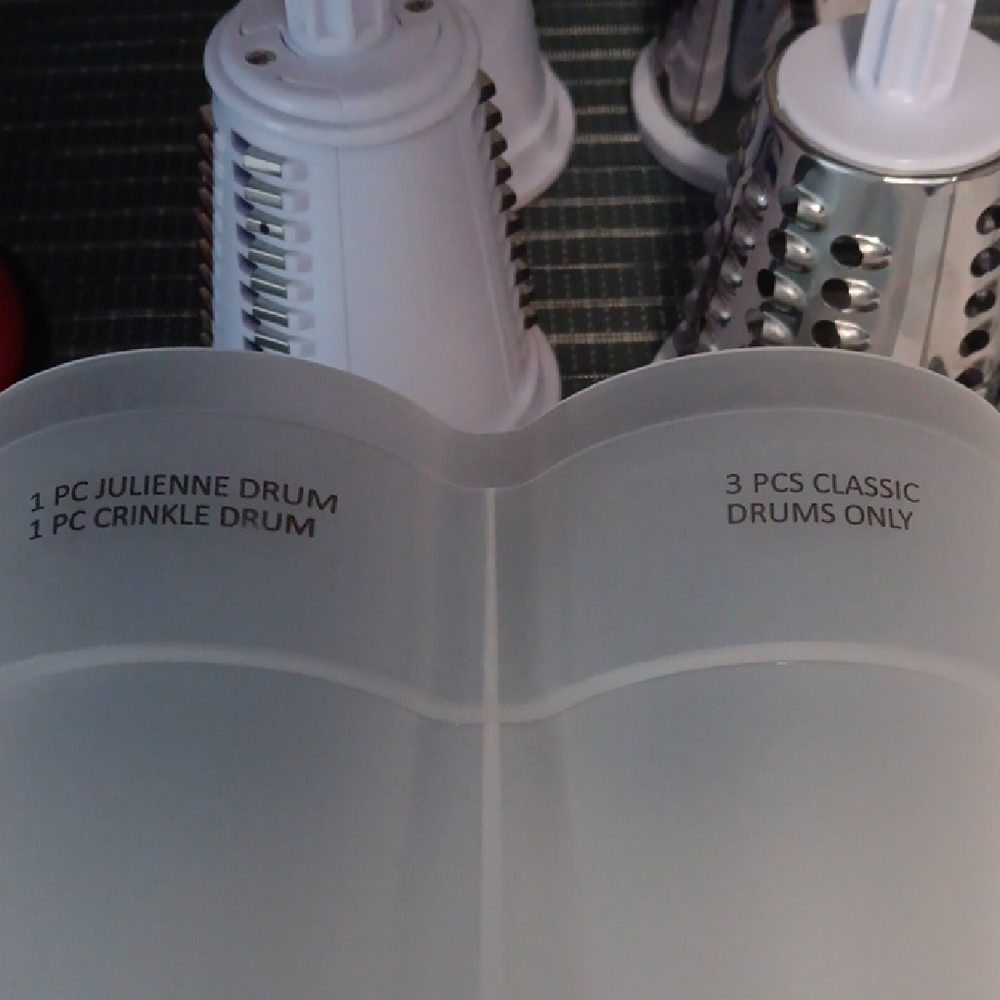 KitchenAid Red Rotary Grater with White Accents - Picture 4 of 5